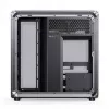 Jonsbo X400 Pro ATX Midi-Tower datora korpuss ar rūdīta stikla sānu paneli, pelēks
