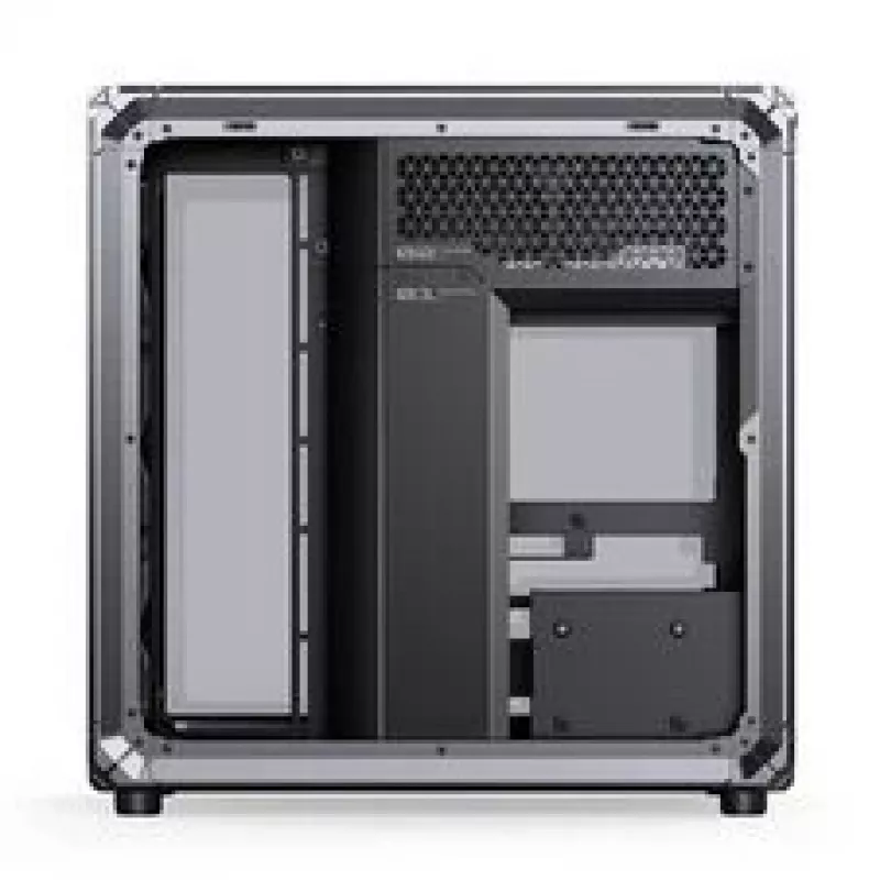 Jonsbo X400 Pro ATX Midi-Tower datora korpuss ar rūdīta stikla sānu paneli, pelēks