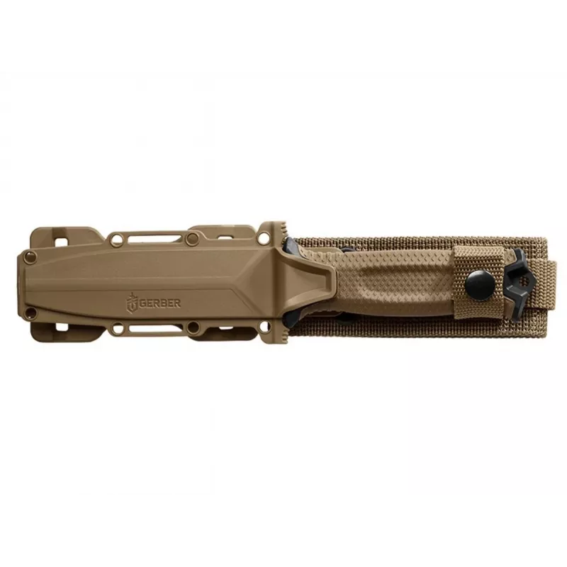 Izdzīvošanas nazis GERBER Strongarm Fixed Serrated Coyote