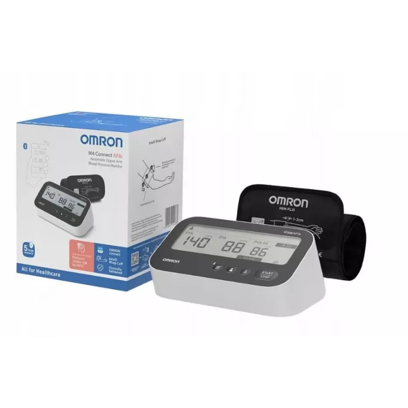 OMRON M4 Connect Afib augšdelma asinsspiediena mērītājs