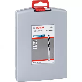 Bosch HSS Twist Drill Bit PointTeQ komplekti