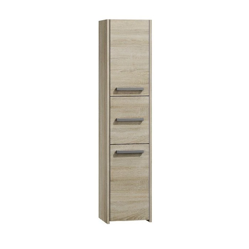 Topeshop S43 SONOMA vannasistabas uzglabāšanas skapis Ozols