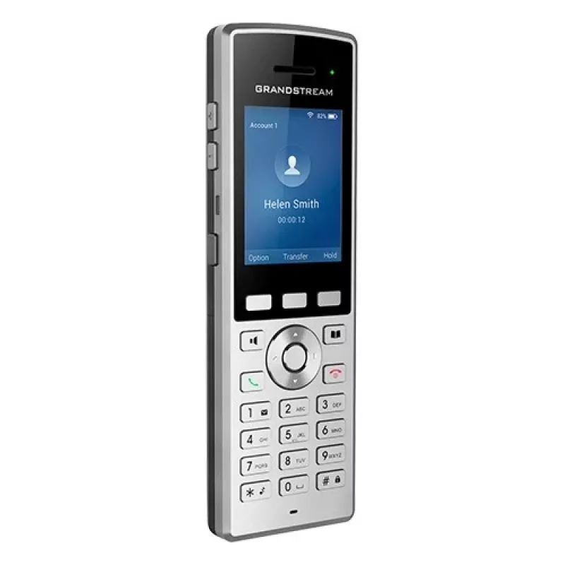 Grandstream Networks WP822 IP telefons Melns, Sudrabs 2 līnijas LCD Wi-Fi