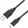 Perixx USB kabelis USB 2.0 USB-A spraudnis, USB-C® spraudnis 1 m melns 11796 (11796)