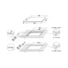 WHIRLPOOL Indukcijas plīts virsma WL B4560 NE/W, 60 cm, balta