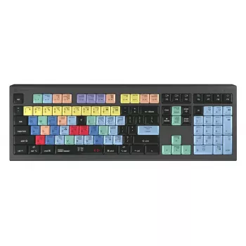 Logickeyboard LKB-CBASE-A2M-UK Klaviatūra Universāla USB QWERTY Apvienotās Karalistes angļu Melna