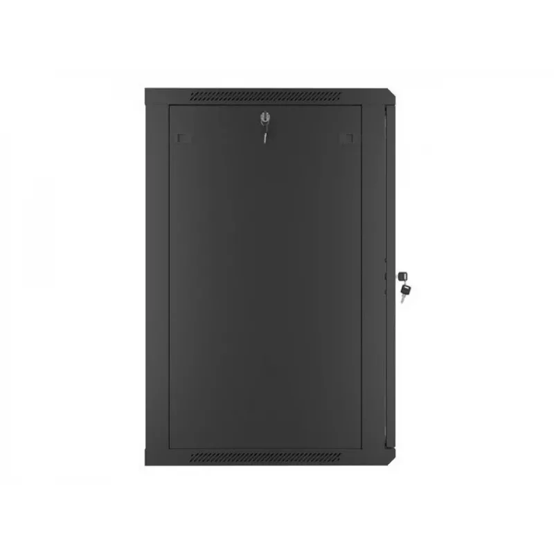 Sienas skapis LANBERG WF01-6618-10B, 18U, 600×600×907 mm, melns, 60 kg