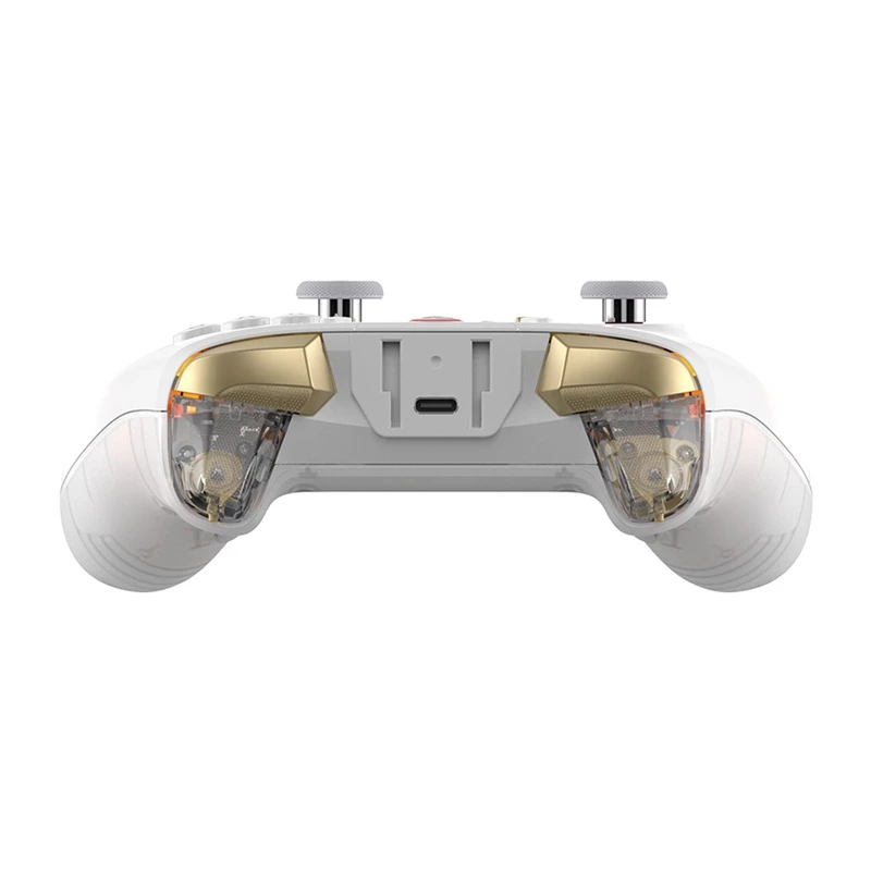 Bezvadu kontrolieris GameSir Cyclone 2 HRG1001 — Bluetooth, ergonomisks dizains, balts