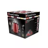 Elektriskā tējkanna Russell Hobbs 1 L 2400 W Melna, sarkana