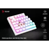 Spēļu klaviatūra Savio Phenix balta GAT RED PUD vadu bezvadu USB Bluetooth RGB LED