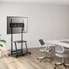 Ratipu statīvs MANHATTAN 1 ekrānam 37–100 collas Melns VESA 200x200–800x600 Maks. 150 kg