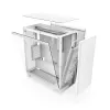 PC Case NZXT H7 Flow RGB Midi Tower balta — Tempered Glass, EATX, Front 3×120mm, USB-C