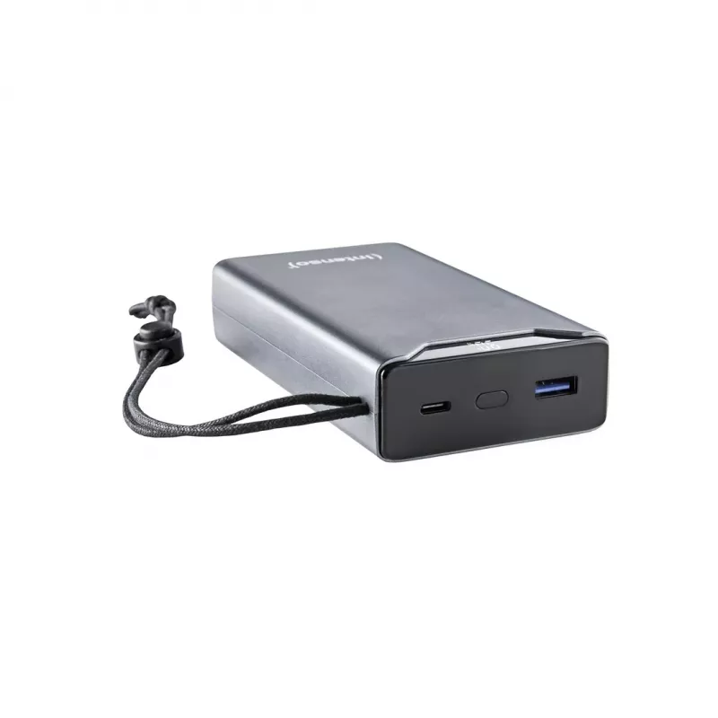 Ārējais akumulators INTENSO 7332054 — 20000 mAh, PD 3.0 & QC 3.0, 20 W, USB-A + USB-C, pelēks