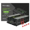 Qoltec Monolith strāvas adapteris/invertors Auto 4000 W Melns
