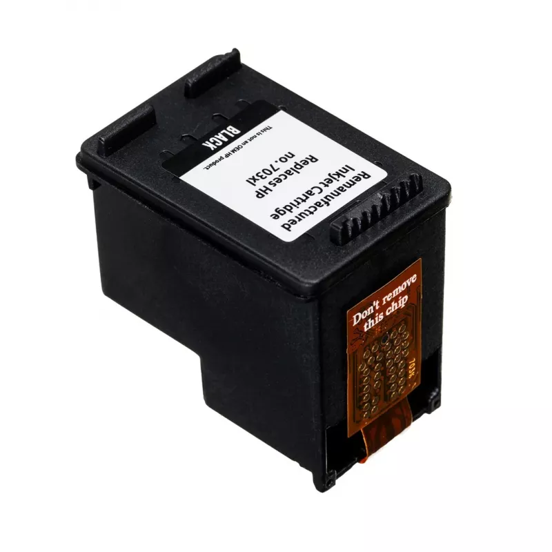 Superbulk printera tinte HP B-H703BK (aizstāj HP 703 CD887) standarta melnā