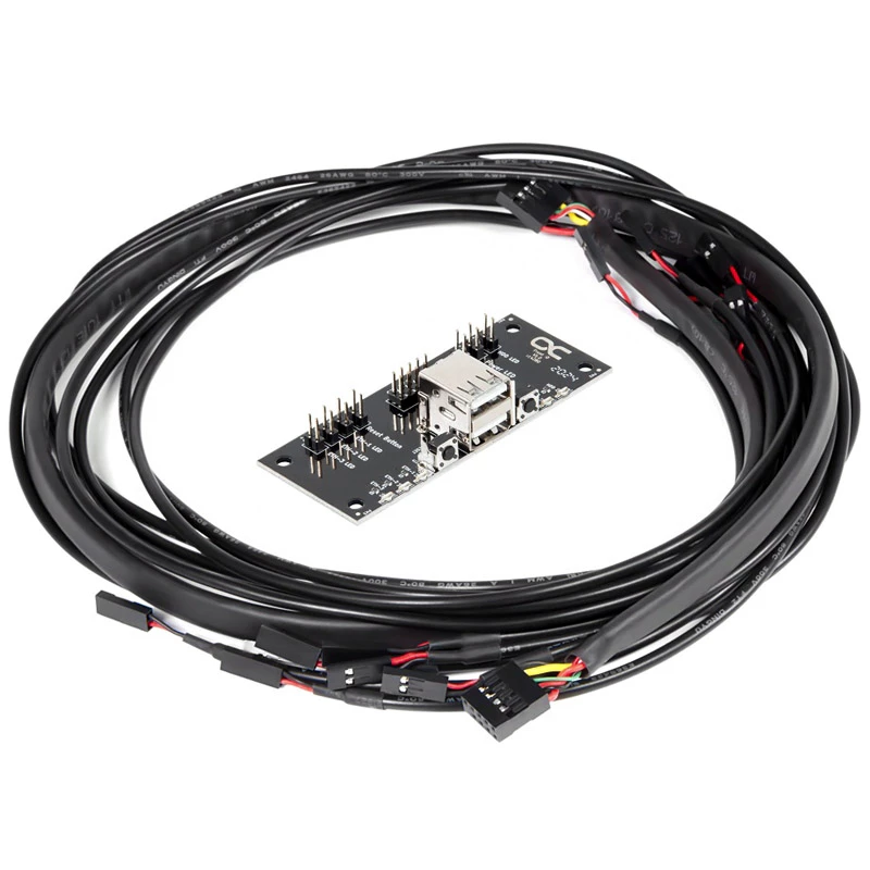 Iekšējais strāvas vads Alphacool 25054 80 m taisni savienotāji