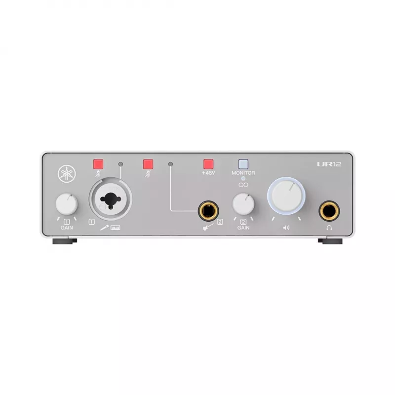 Audio saskarne YAMAHA UR12MK3 balta - kompakta 2 ieeju/2 izeju USB saskarne
