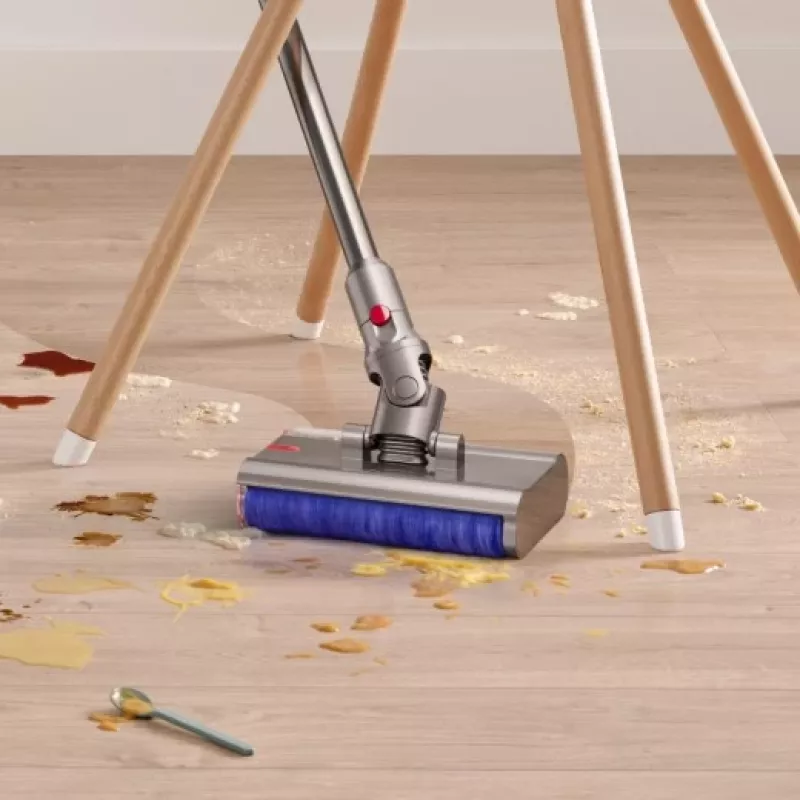 Dyson V12 Submarine 3-in-1 stickputekļsūcējs ar akumulatoru, sausai un mitrai tīrīšanai, HEPA, bez maisa, 0,35 L, niķeļa, dzeltena