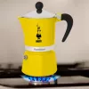 Moka katliņš Bialetti Rainbow Melns Dzeltens