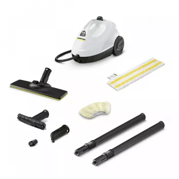 Kärcher SC 2 EasyFix cilindriskais tvaika tīrītājs 1 L 1500 W Melns, Balts