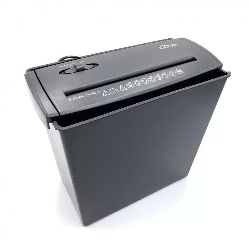 SHREDDER - Dokumentu smalcinātājs. Griež papīru, foliju, CD/DVD diskus, kredītkartes. (MT215)