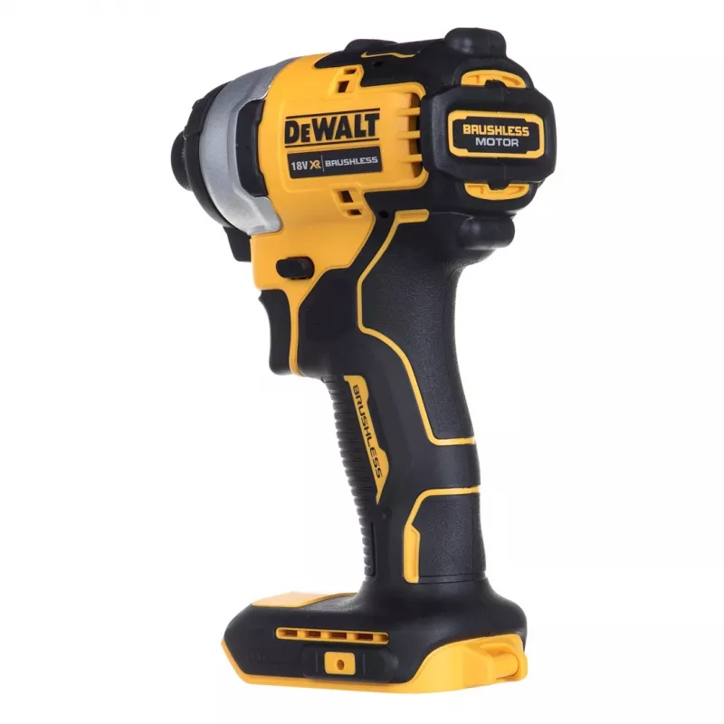 Bezvadu elektroinstrumentu komplekts DeWalt DCK2062M2T — 18V, DCD709 urbis + DCF809 1/4 collu triecienskrūvgriezis, 2×4,0Ah baterijas, TSTAK II kaste