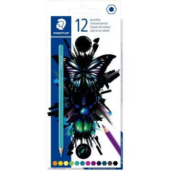 Krāsu zīmuļu komplekts Staedtler 146 C12 E1 — Daudzkrāsains, 12 gab., mīksts grifelis