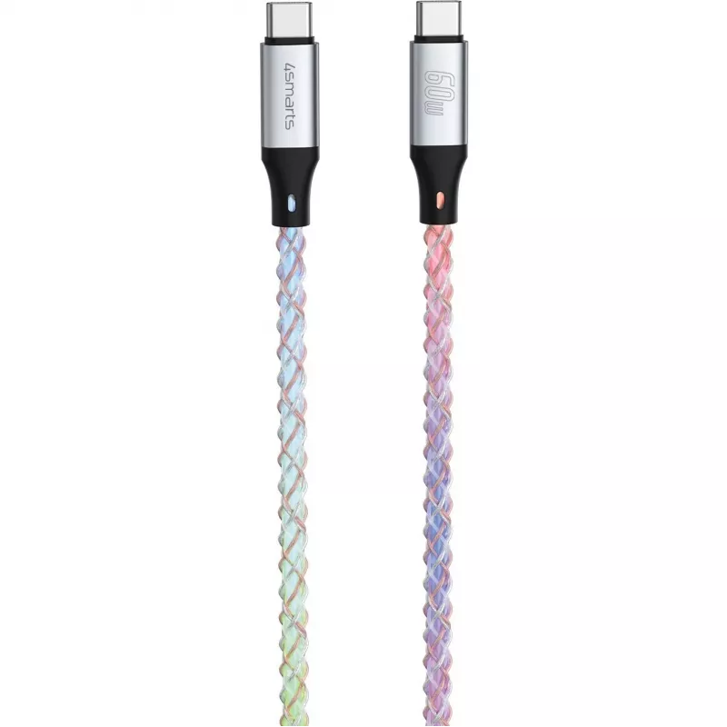USB kabelis 4smarts 541440 1,5 m USB C daudzkrāsains 4,8 Gbit/s