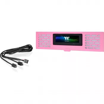 LCD paneļa komplekts Thermaltake AC-067-OOANAN-A1 Mini Tower rozā 5V 14W