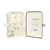 Fiber optic distribution box Extralink Edith 16 core pelēka ABS