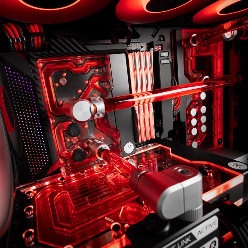 I/O pārsegs EK ūdens blokiem ROG Maximus Z690/Z790 Extreme — EK-Quantum Momentum², melns