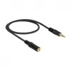 Audio kabelis 3,5 mm vīr.-siev. DeLOCK 83762 0,5 m Melns