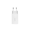 Divkāršs USB ligzdas adapteris 65W, 2xUSB-C, balts