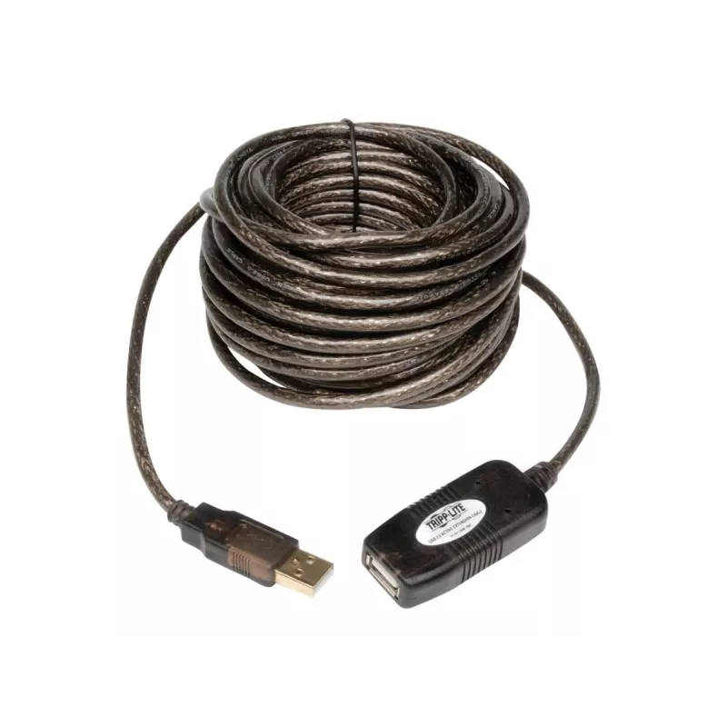 Tripp Eaton Tripp Lite Series 10M USB 2.0 Hi-Speed Active Extension Repeater Cable USB-A M/F 33' 33ft 10 Meter - USB pagarinājuma kabelis - USB (M)
