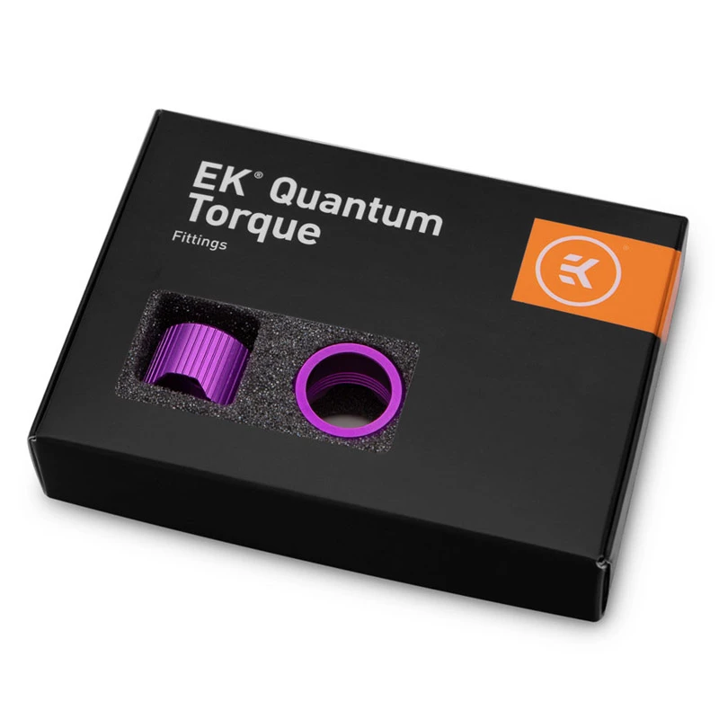 EK Water Blocks EK-Quantum Torque STC 16 kompresijas gredzeni, purpura krāsā, 6 gab.