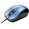 USB vadu pele, 4 pogas, optiska, simetriska, zila