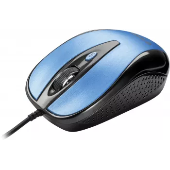 USB vadu pele, 4 pogas, optiska, simetriska, zila
