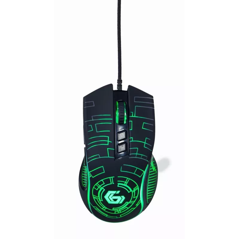 Gembird MUSG-RGB-01 pele labročiem USB Type-A 3600 DPI