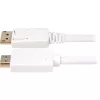 Sharkoon adaptera kabelis DisplayPort 1.2 > HDMI 4K balts 3 metri