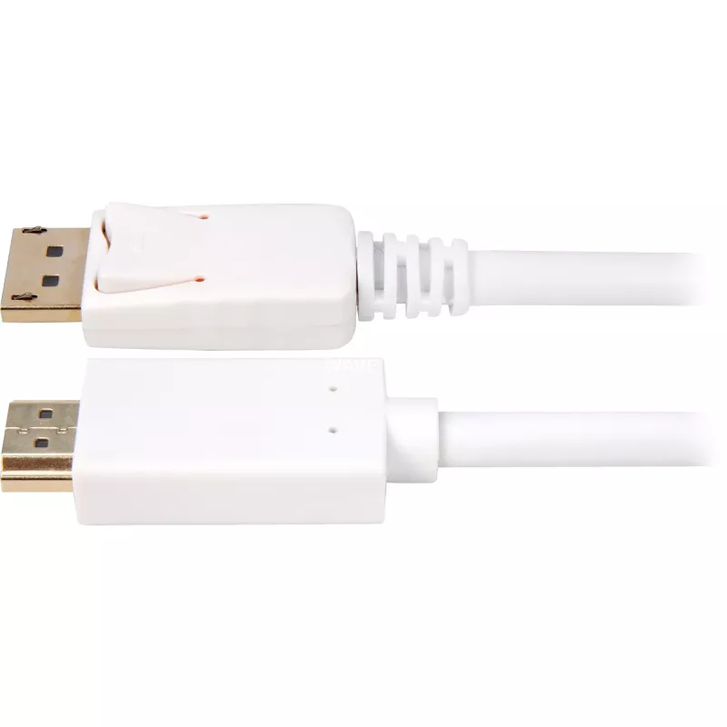 Sharkoon adaptera kabelis DisplayPort 1.2 > HDMI 4K balts 3 metri