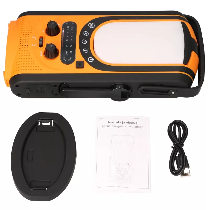 Extralink Power Ranger EPS-6000 | ārējais akumulators | 6000mAh, FM radio, LED gaisma, dinamo, saules panelis