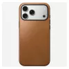 Mobilā tālruņa maciņš Nomad Modern Leather Case Cover iPhone 17 Pro Max, 17,5 cm (6,9 collas), iedeguma krāsa, āda + PC/TPU