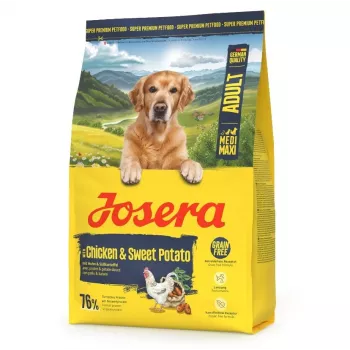 Sausā suņu barība JOSERA Adult Chicken & Sweet Potato 3 kg — pieaugušiem suņiem, vistas recepte