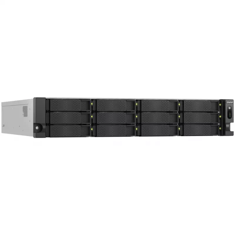 QNAP TS-H1277AXU-RP NAS Rack (2U) AMD Ryzen™ 5 16 GB DDR5 0 TB QuTS hero Melns