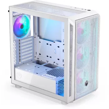 Endorfy Arx 700 ARGB datora korpuss, Midi-Tower, ATX, rūdīts stikls - ieskaitot 4x 140 mm ARGB ventilatorus, balts (EY2A017)