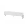 TV skapis Cama Meble VERA 190x40x50 cm, matēti balts, skaidu plākšņu virsma