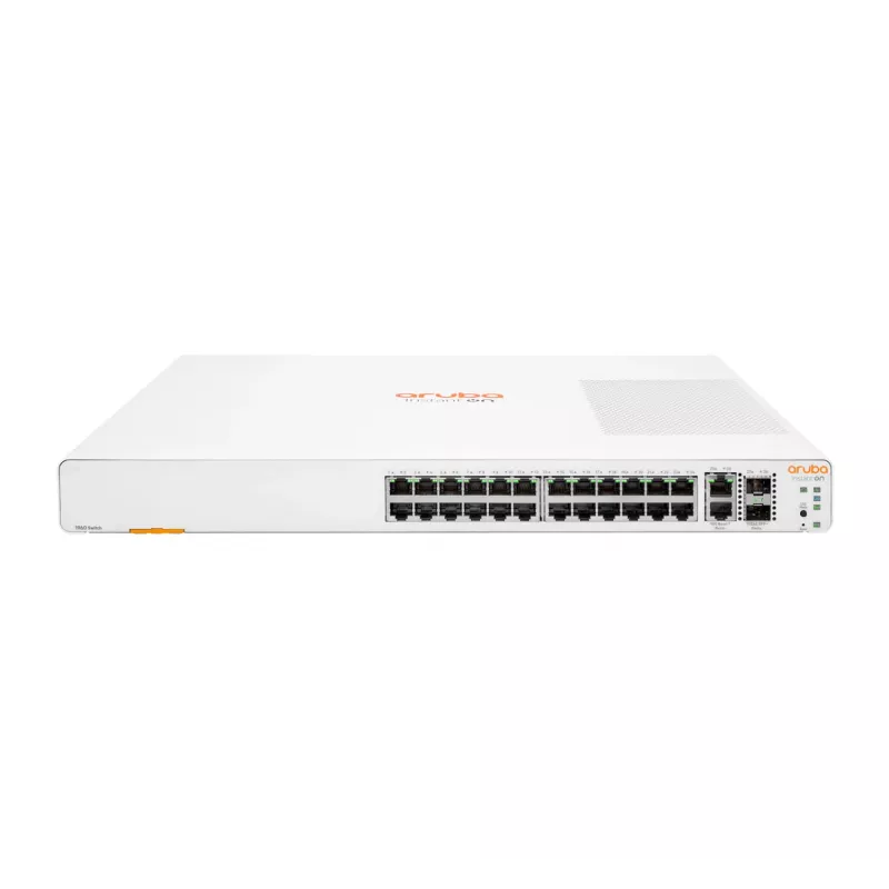 HPE Networking Instant On 1960 24G 2XF Switch Europe (JL806A#ABB) - (Pēctecis HPE 1950 24G 2SFP+ 2XGT Switch (JG960A#ABB))