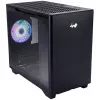 InWin A3 Mini-Tower Tempered Glass - melna