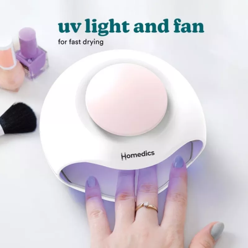Matu žāvētājs HoMedics ND-H100WH kompakta ātri žūstoša ierīce saloniem un mājas lietošanai