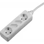 Hama 00121921 pārsprieguma aizsargs balts 4 maiņstrāvas kontaktligzdas 230 V 1,4 m